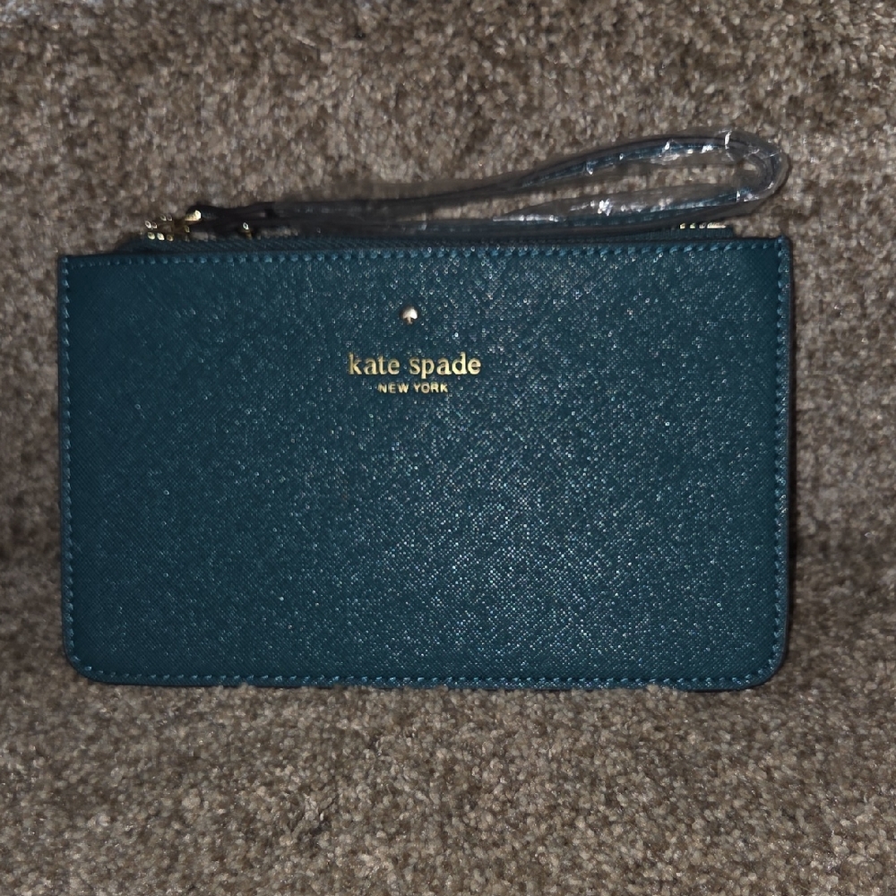 Kate Spade Teal Wristlet